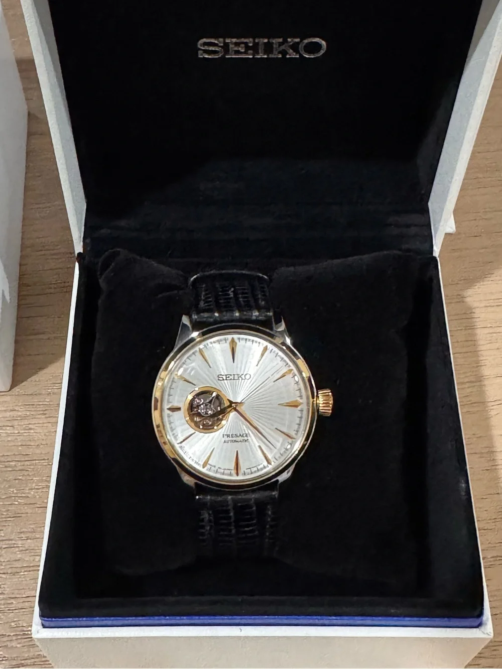 Seiko Presage Open Heart “cocktail time” 50m Automatic Watch